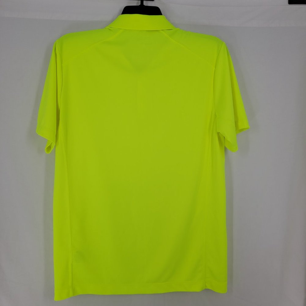 Nike Golf Tour Performance Dri-Fit Polo Shirt Collared Neon Yellow Men's Medium - Picture 2 of 10